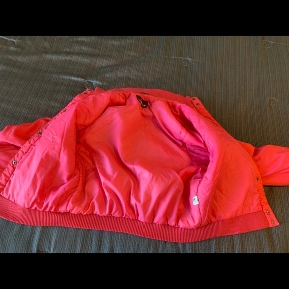 Vintage Y2K Jordache Puffer Ski Bomber Jacket Pink - Picture 5 of 16